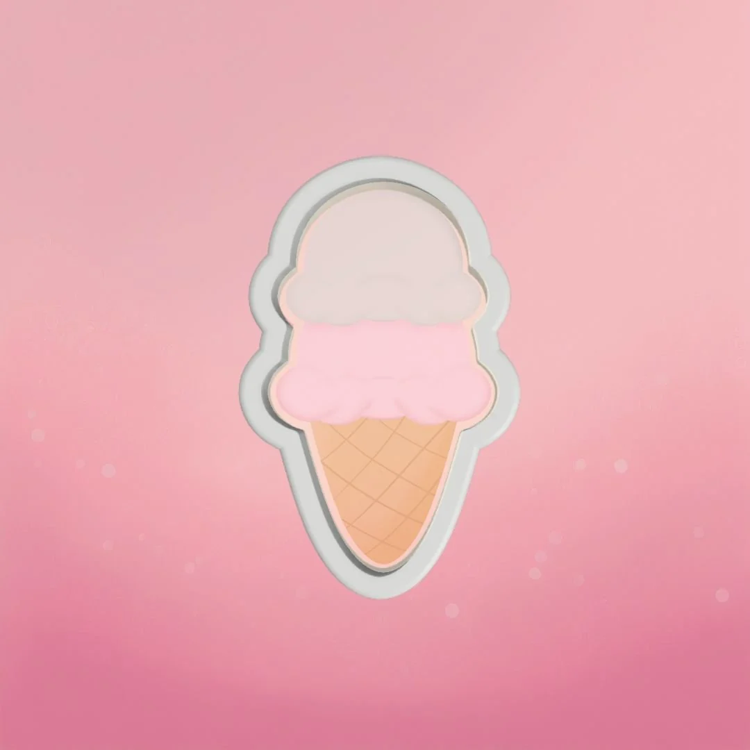 Ice Cream Cone Cookie Cutter by The Cookie Countess — Kitchen Gadgets