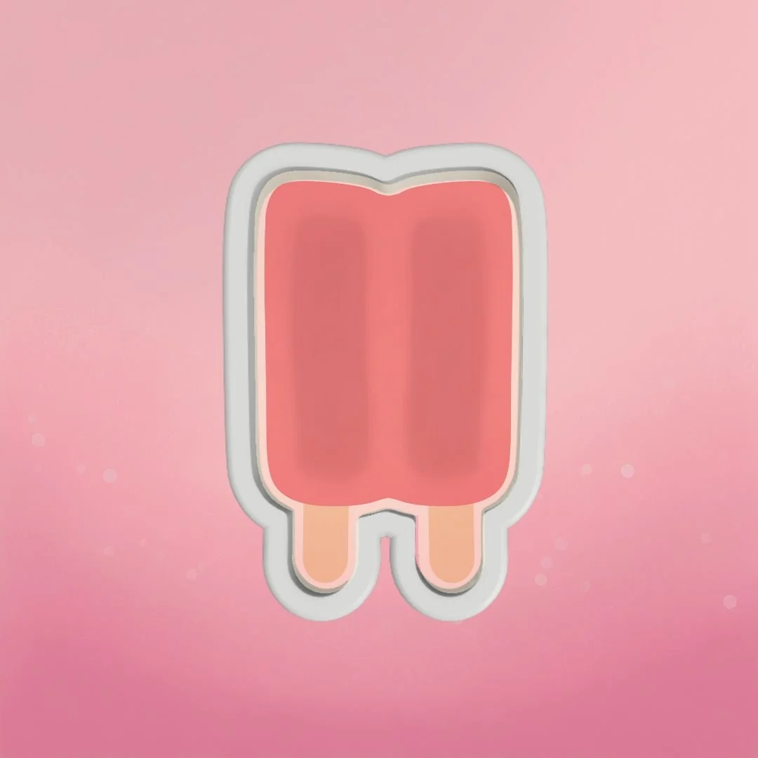 Twin Pops Cookie Cutter by The Cookie Countess — Kitchen Gadgets