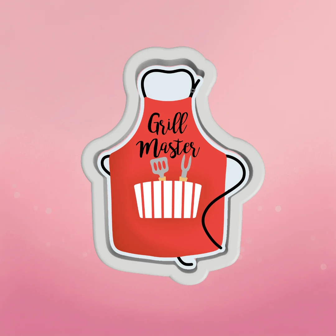 Apron Cookie Cutter by The Cookie Countess