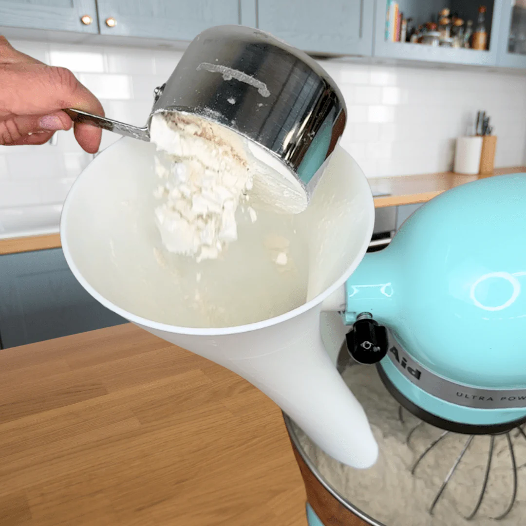 Countess Flour Funnel™ - Stand Mixer Attachment — Stand Mixer