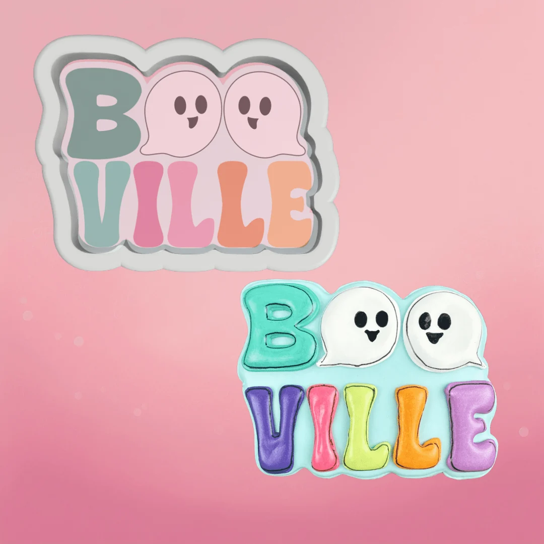 Emporte-pièce Plaque Booville pour la pâtisserie d'Halloween — Gadgets de cuisine