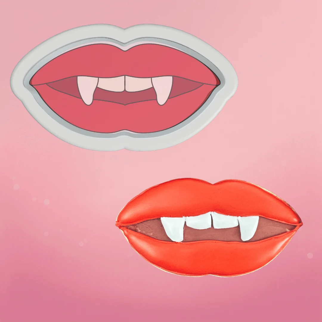 Vampire Mouth Cookie Cutter by The Cookie Countess — Kitchen Gadgets