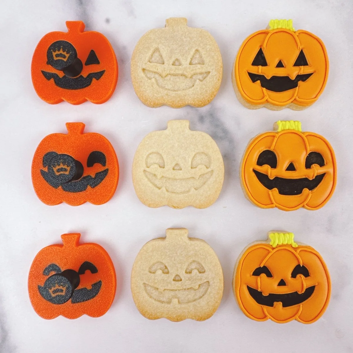 Jack o' Lantern Cookie Cutter and Stamps Set — Kitchen Gadgets