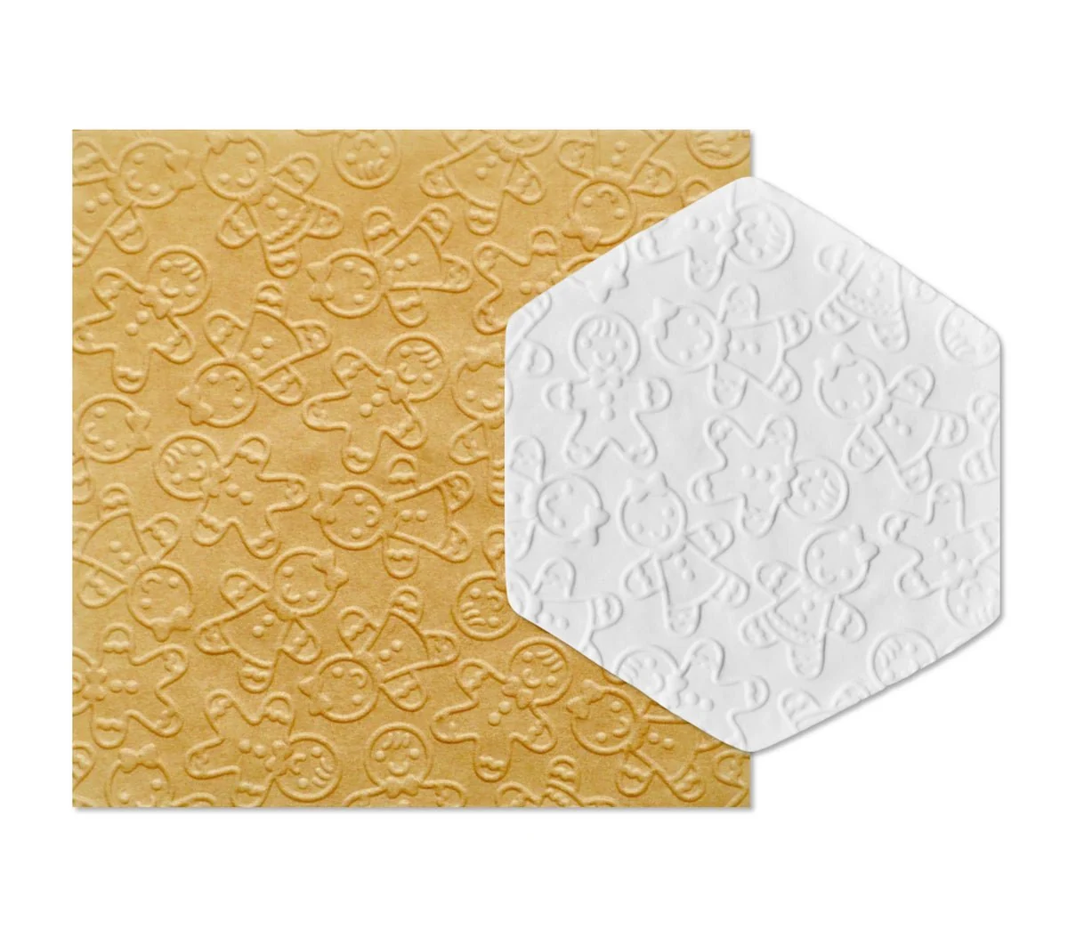 Parchment Texture Sheets - Christmas Gingerbread People — Kitchen Gadgets