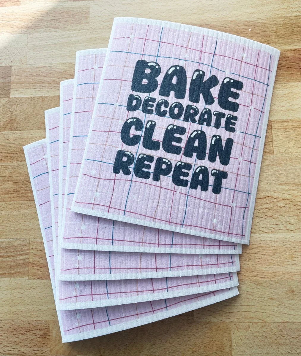 Swedish Dishcloths (5pc) for Baking, Decorating, and Cleaning