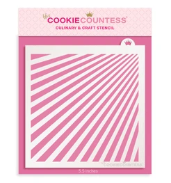 Shining Sunbeams Stencil by The Cookie Countess — Kitchen Gadgets