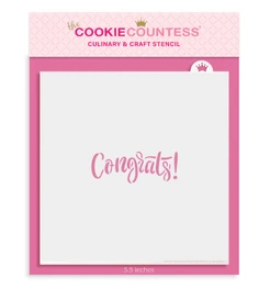Congrats 3 Stencil for Celebrations — Kitchen Gadgets