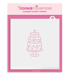 Tiered Cake PYO Stencil by The Cookie Countess — Kitchen Gadgets