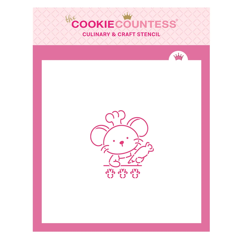 Mouse Baking Cookies PYO Stencil by The Cookie Countess — Kitchen Gadgets