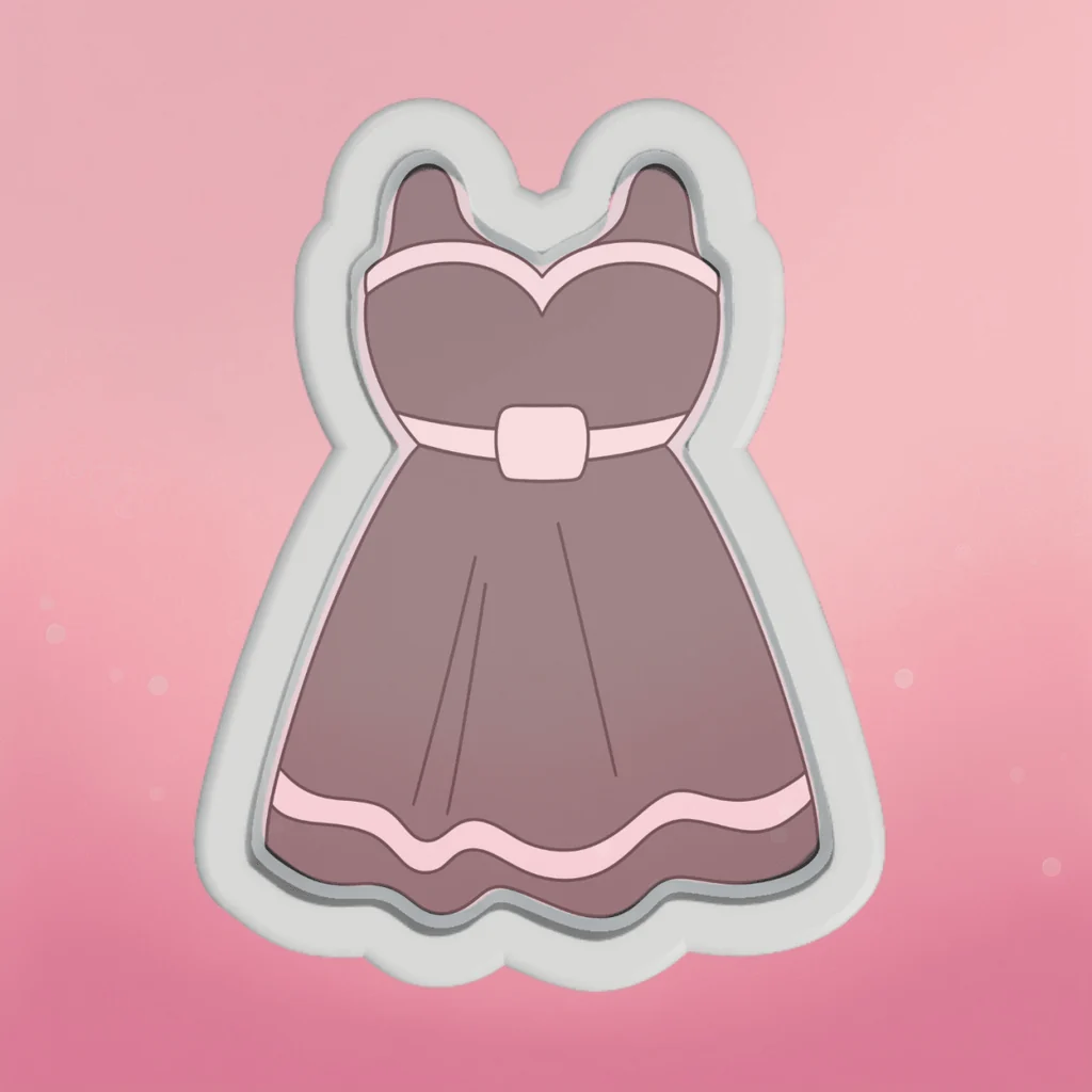 Little Black Dress Cookie Cutter by The Cookie Countess