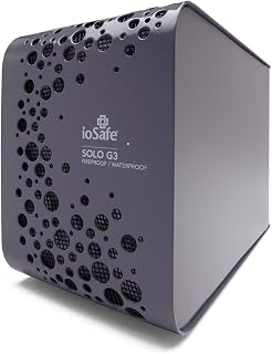 ioSafe Solo G3 4TB Fireproof & Waterproof External Hard Drive