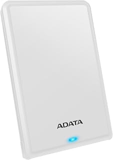 ADATA AHV620S 1TB External Hard Drive White — External Hard Drive