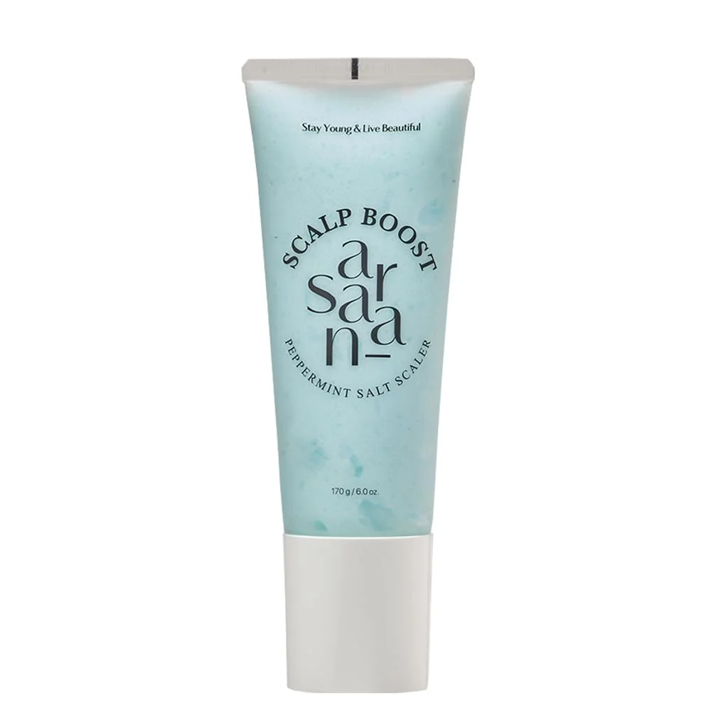 Saranara Scalp Boost Détartreur à sel de menthe poivrée 170 g — Shampooings