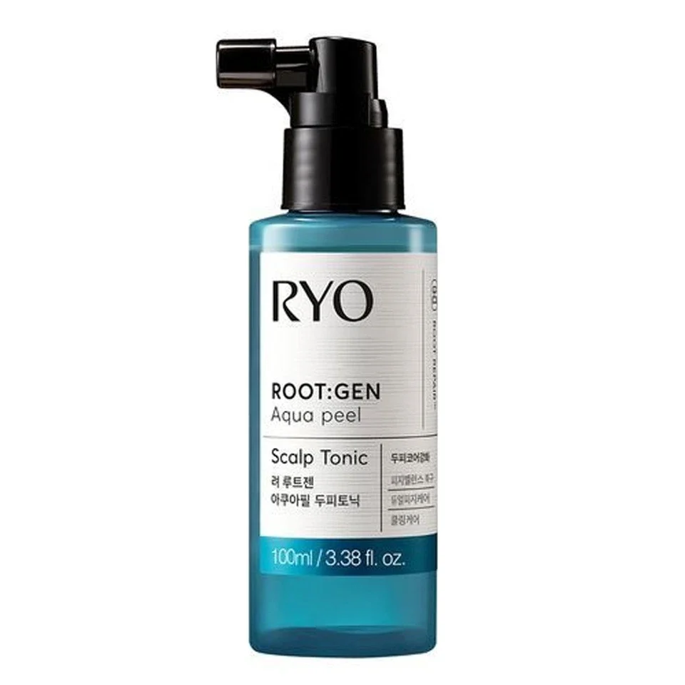 RYO Root:Gen Aqua Peel Scalp Tonic 100 ml Sérum pour la croissance des cheveux — Sérum de croissance des cheveux