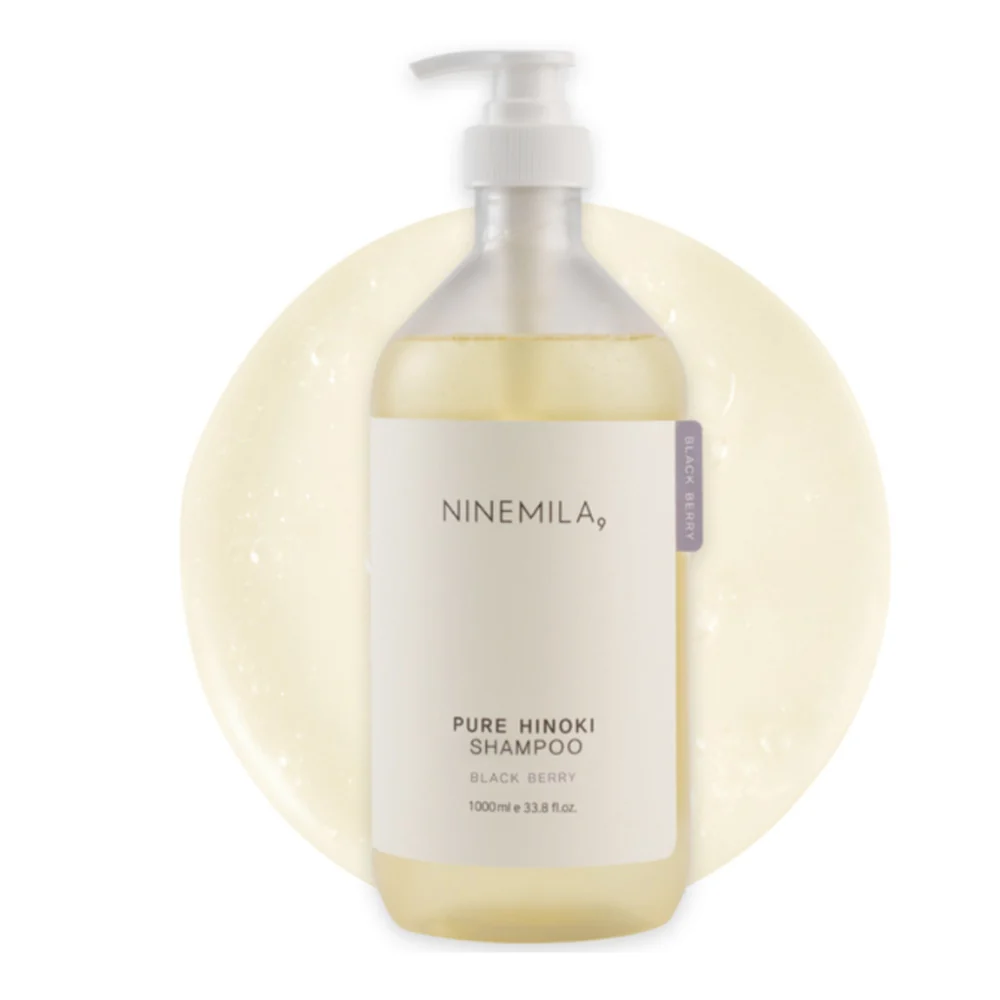 NINEMILA Shampoing Pure Hinoki Baies Noires 1000ml — Shampooings