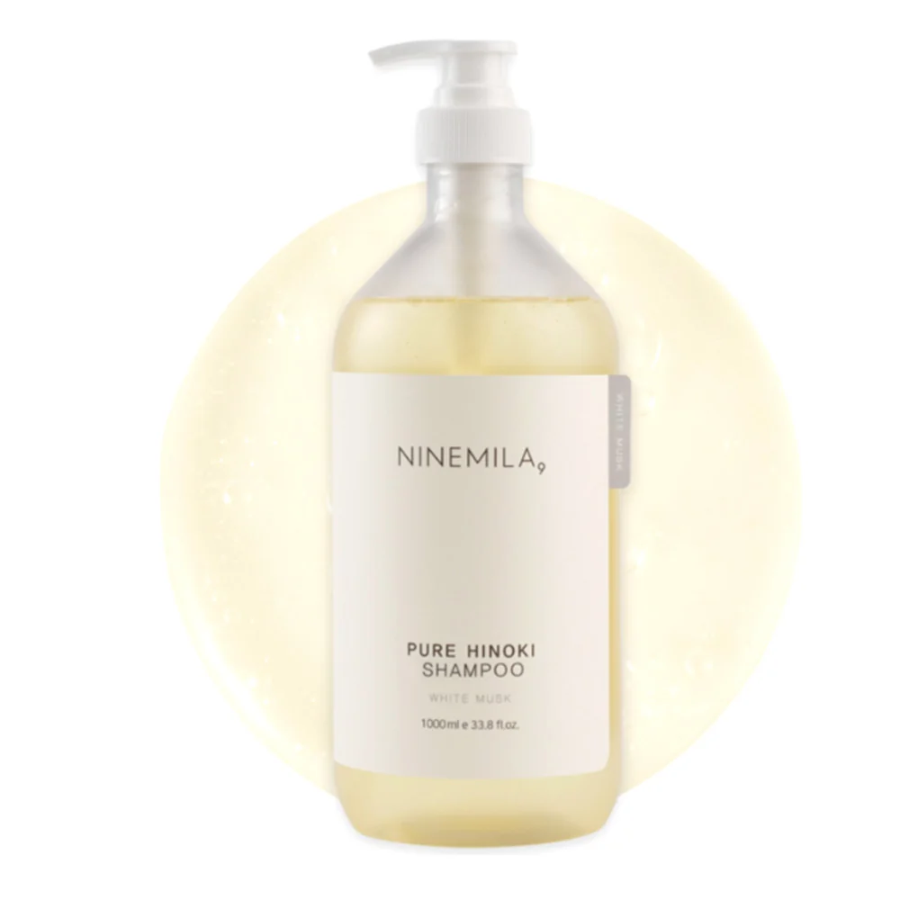 NINEMILA Shampoing Pur Hinoki Musc Blanc 1000 ml — Shampooings