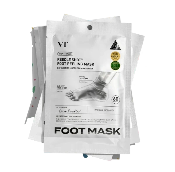 VT Reedle Shot Foot Peeling Mask Set of 3