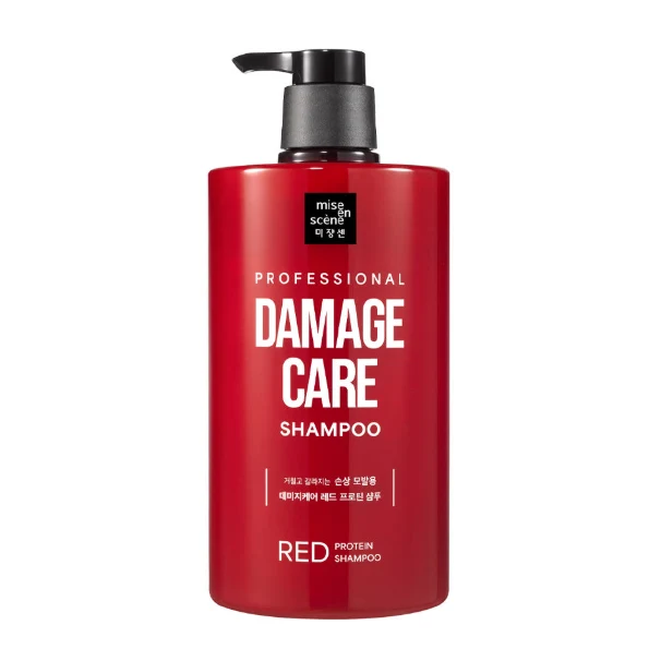 MISE EN SCENE Professional Damage Care Red Protein Shampoo 1000ml — Shampoo