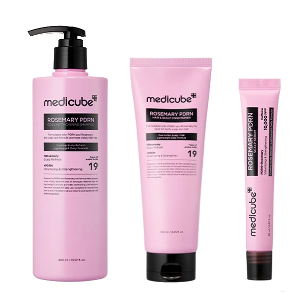Medicube Rosemary Pdrn Shampoo and Conditioner Set (3 Types)