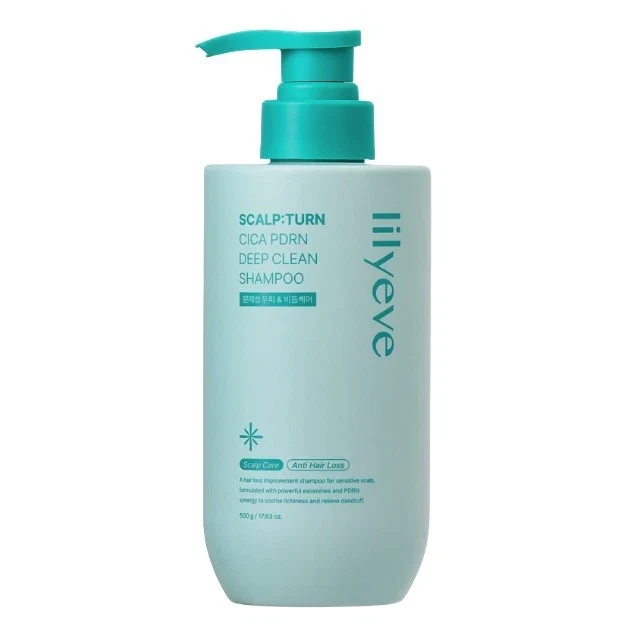Shampoing Nettoyant Profond Cica PDRN LILYEVE 500g — Outils de coiffure