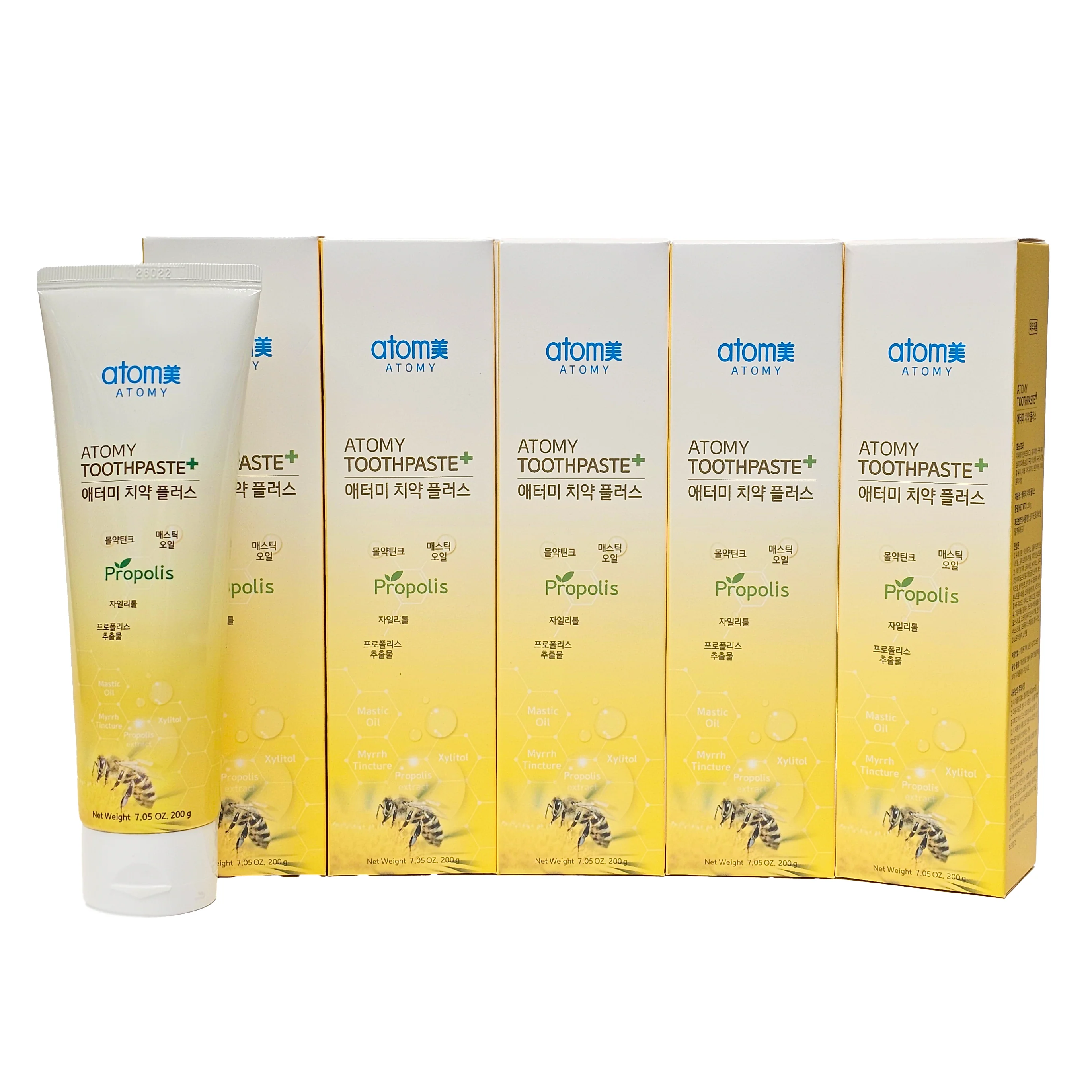 ATOMY Dentifrice Plus Propolis Ensemble de 5 Tubes 200g — Soins buccaux