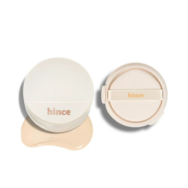 HINCE Second Skin Glow Cushion 12g + Refill 12g (SPF50 PA++++) — Foundation Makeup