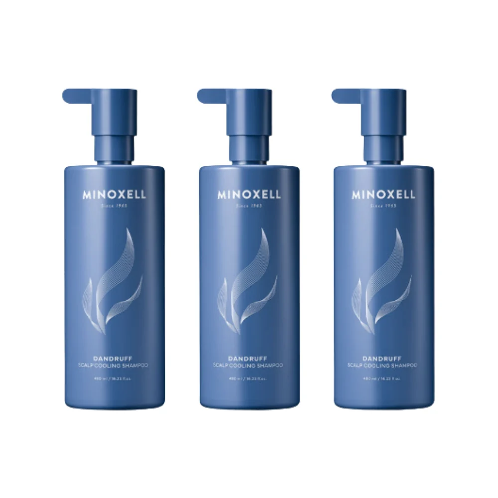 Shampoing rafraîchissant contre les pellicules MINOXELL 480ml - 3 unités — Shampooings