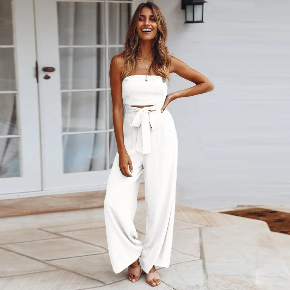 Boho Beach Hut Bohème Dos Nu Blanc Barboteuse Combinaison M — Accessoires de mode