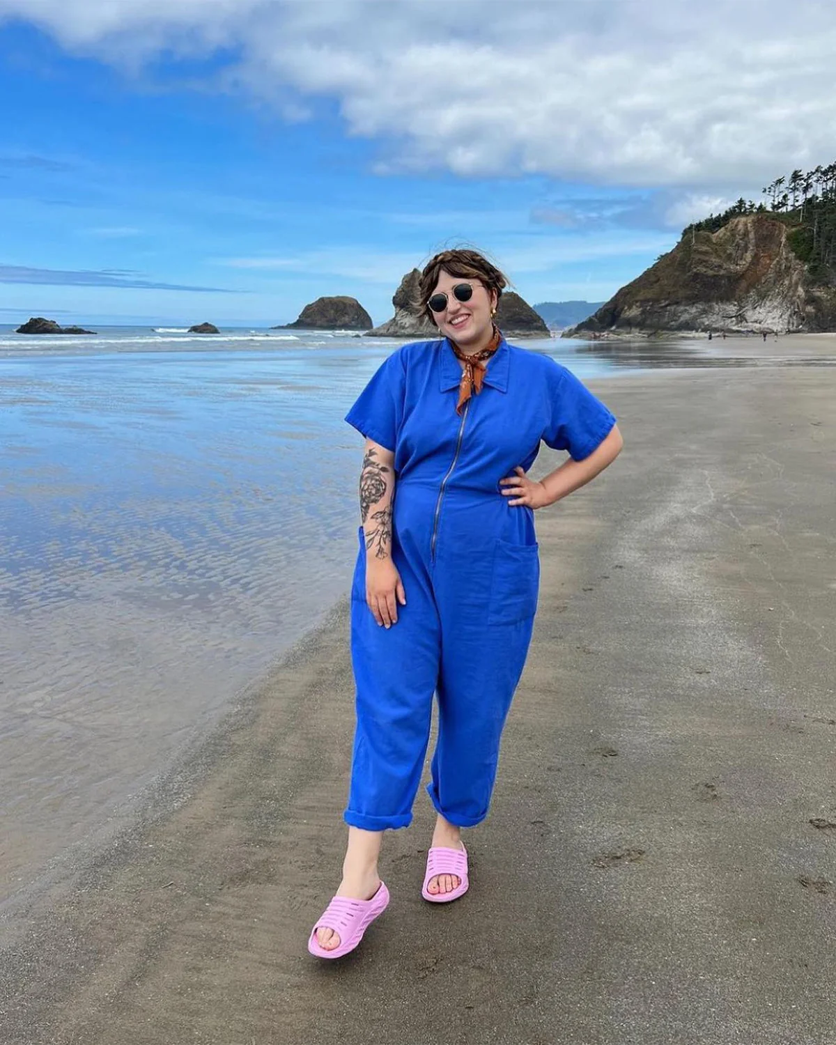 Original Pyjamas Combinaison utilitaire courte Bleu XS