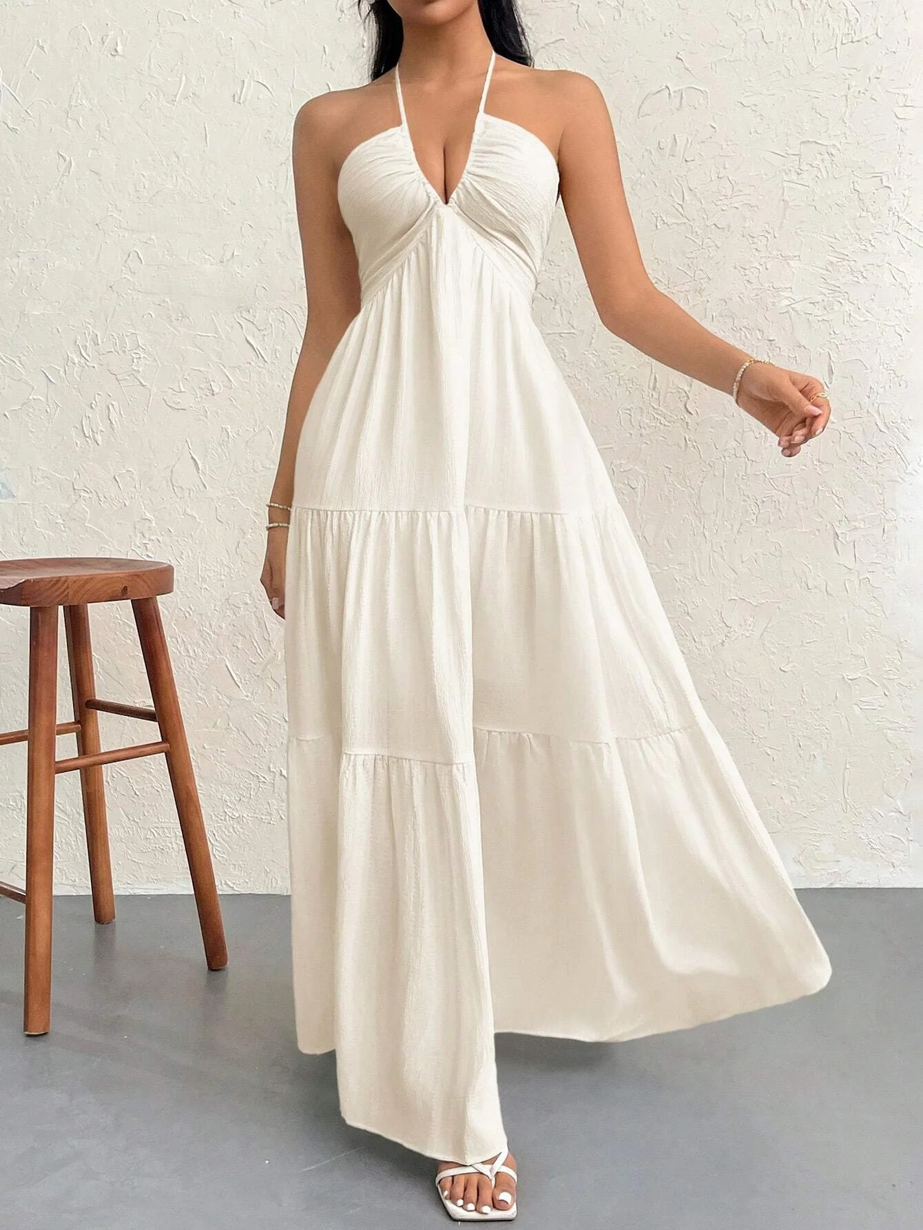 TKPHBK Women's Casual Sleeveless A-Line Dress for Summer
