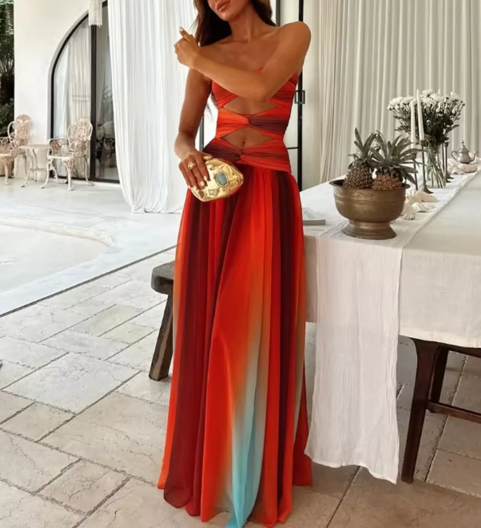 FBGGYSDP Mille Strapless Ombre Dress — Womens Dresses