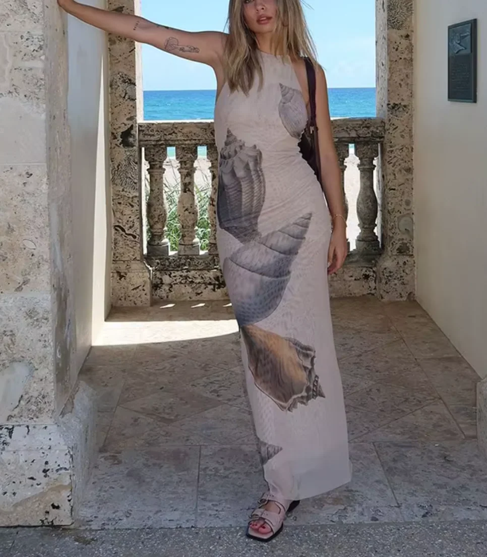 Raya Halter Seashell Dress — Womens Dresses