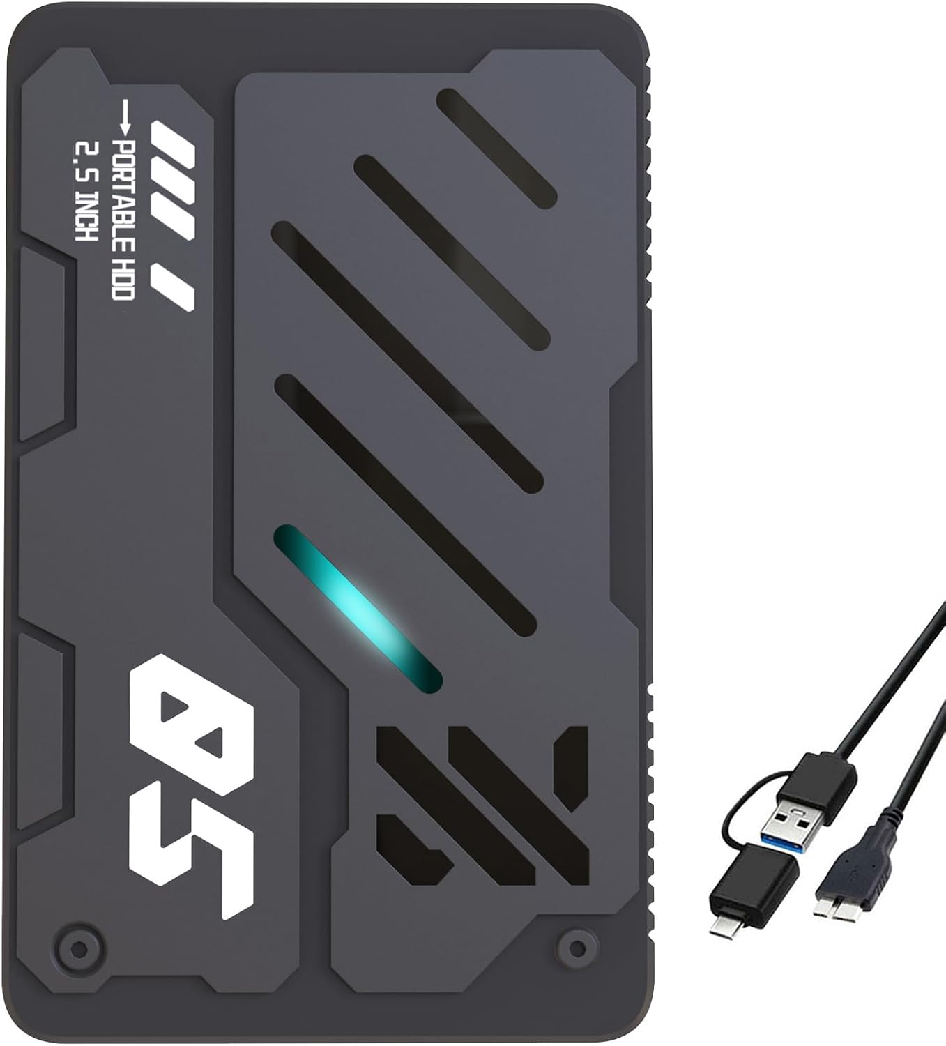 Disque dur externe portable ultra mince 1 To USB 3.0 — Disque dur externe