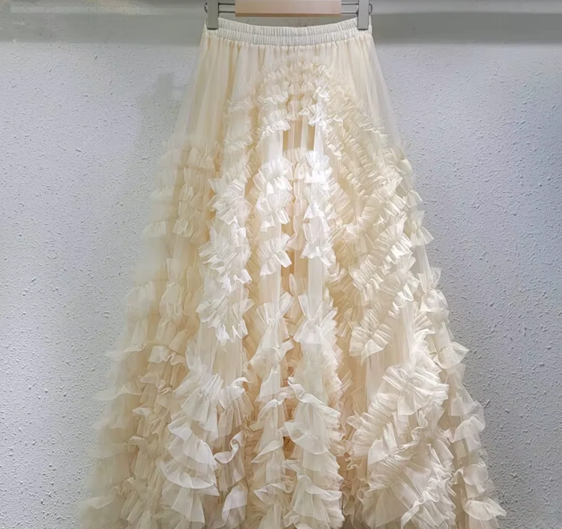 FBGGYSDP Lori Ruffle Maxi Skirt