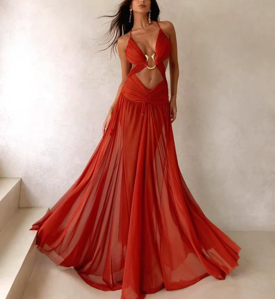 FBGGYSDP Charlotte Chiffon Goddess Dress — Womens Dresses