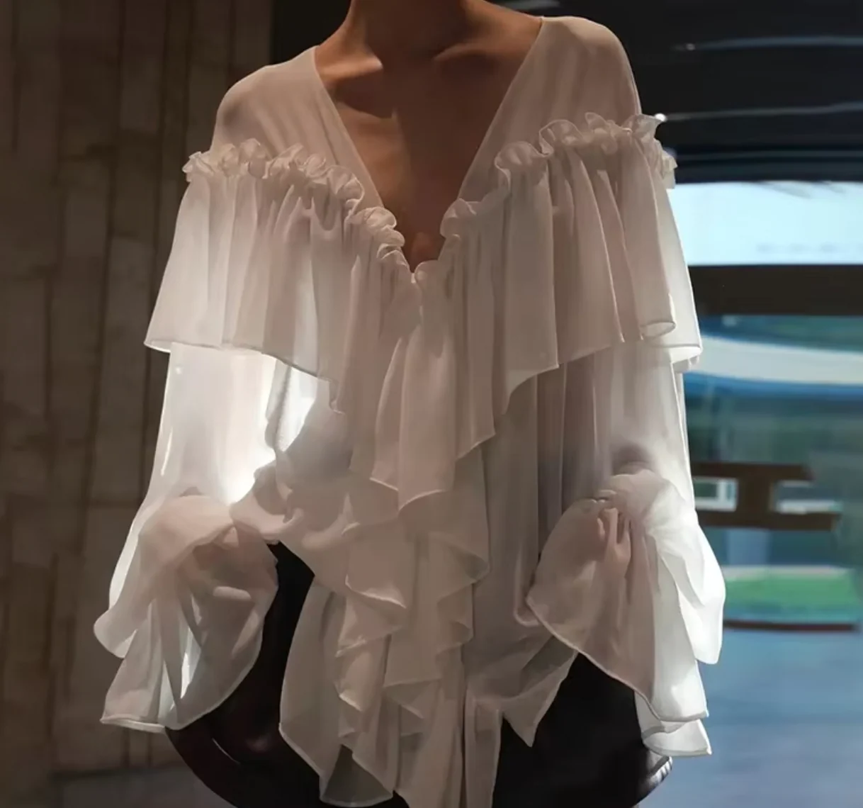 FBGGYSDP Clo Ruffle Top — Fashion Accessories