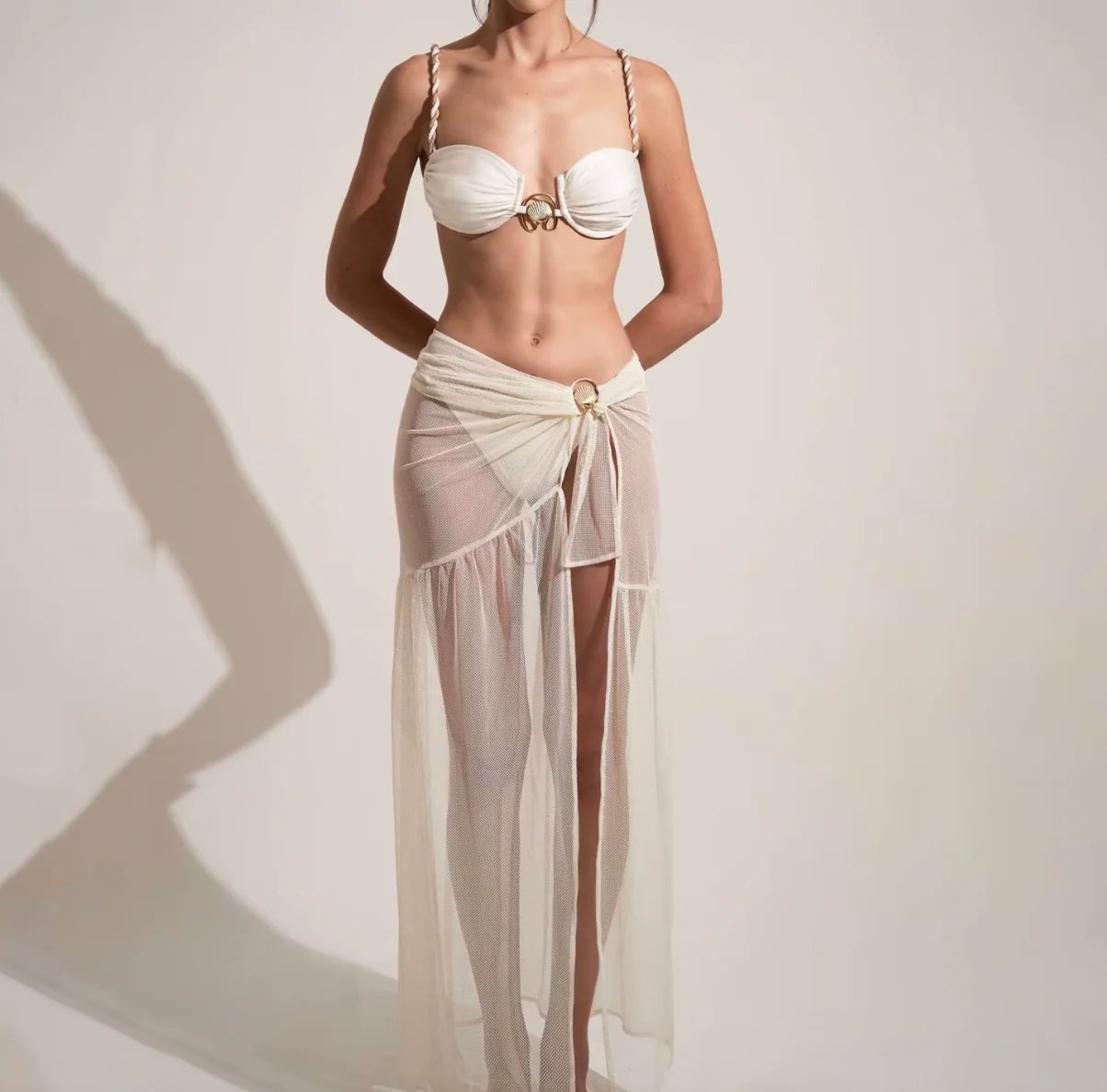 ZILARA Bikini Set with Matching Skirt
