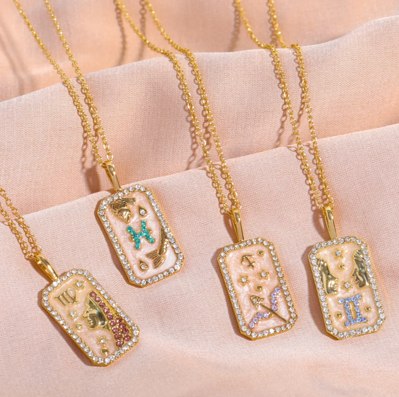 Collier Zodiaque Plaqué Or 18K Alison — Collier Plaqué Or