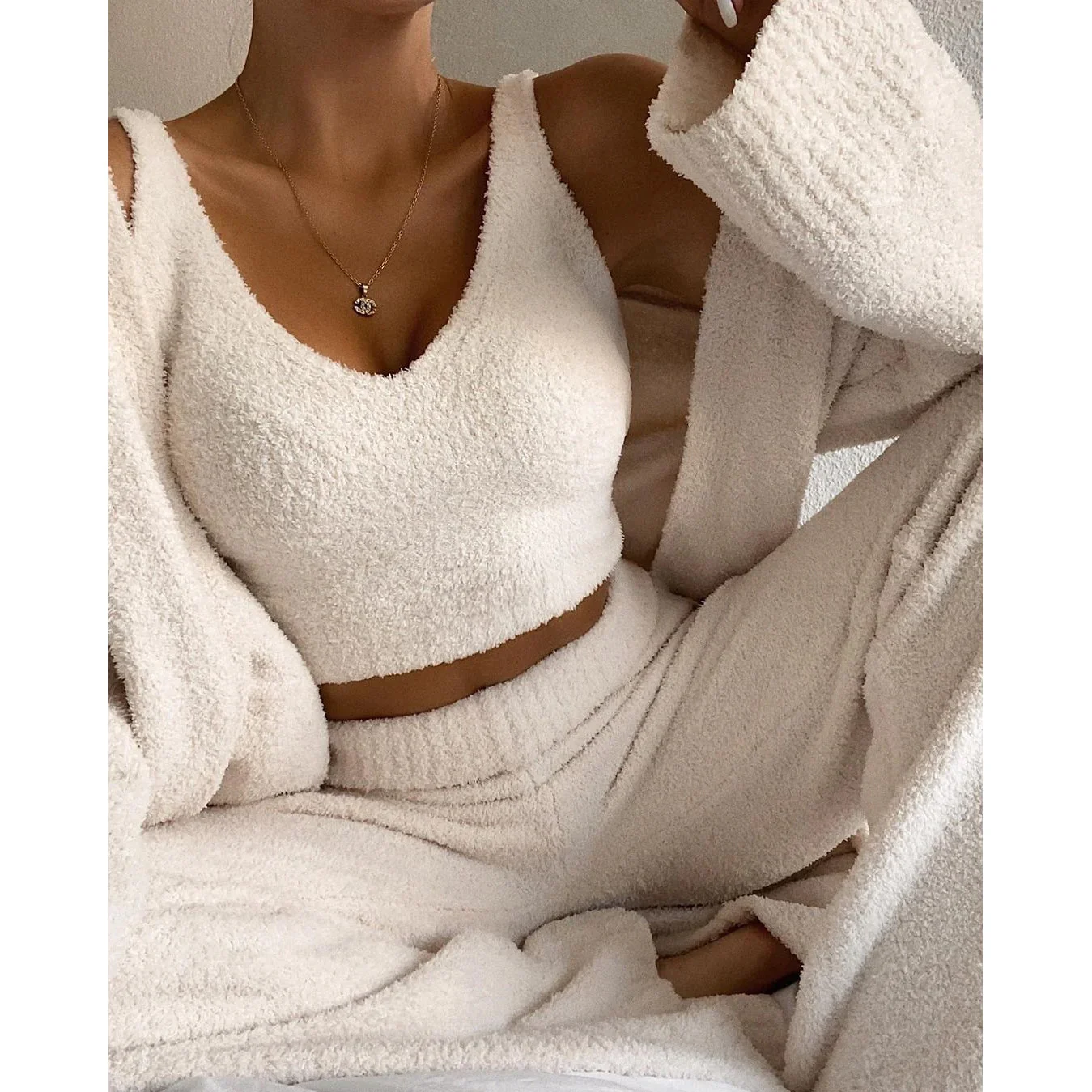 Ensemble de détente Snuggly Cloud d'Olivia Klein — Accessoires de mode
