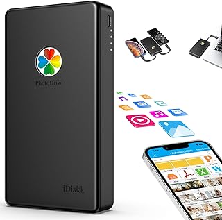 Disque dur externe iDiskk de 2 To pour iPhone, iPad, Android, MacBook