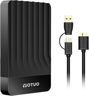 YOTUO Portable External Hard Drive 500GB USB 3.0 for PC and Gaming — External Hard Drive