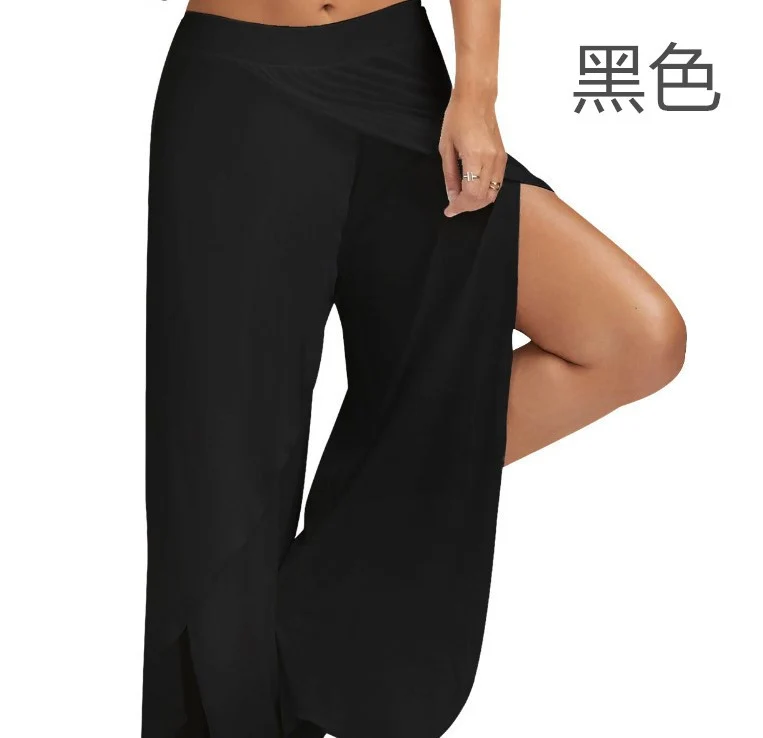 Pantalons de Yoga Évasés pour Femmes Taille Plus Pantalons Harem à Jambes Larges — Pantalons de yoga