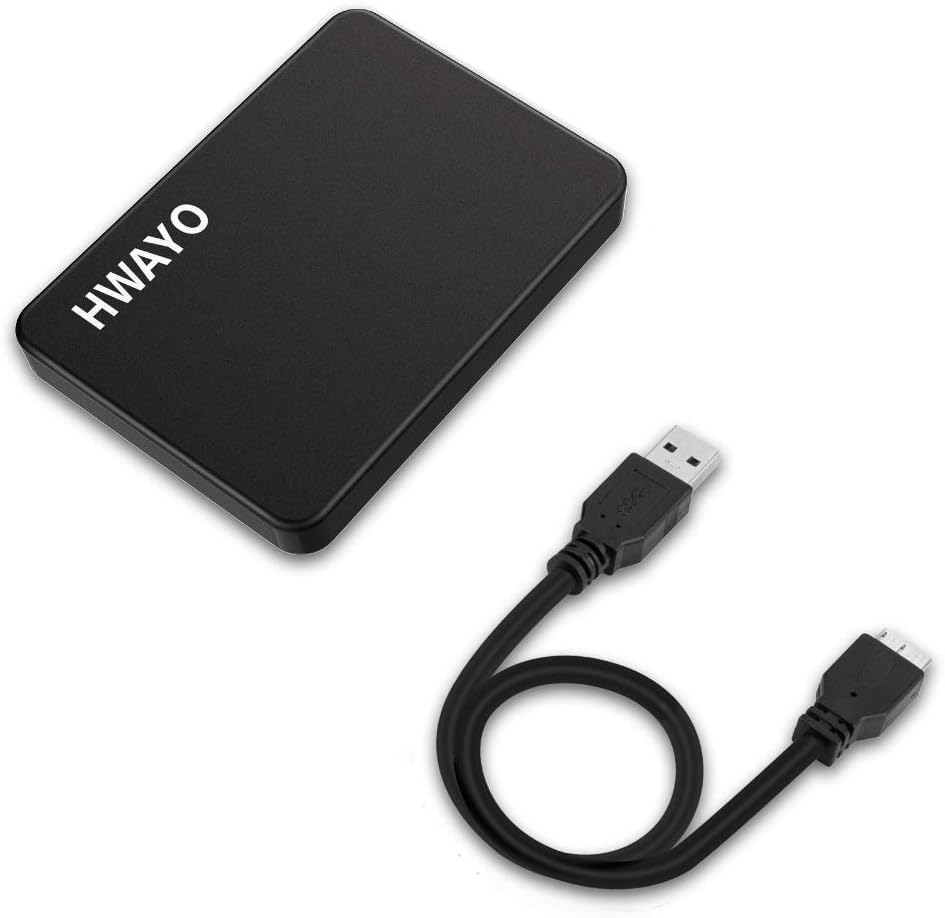 Disque dur externe portable HWAYO 1 To USB 3.0 pour PC et Xbox One — Disque dur externe