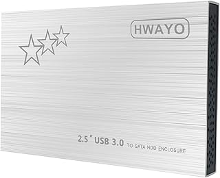 HWAYO 1TB External Hard Drive Portable 2.5'' USB 3.0