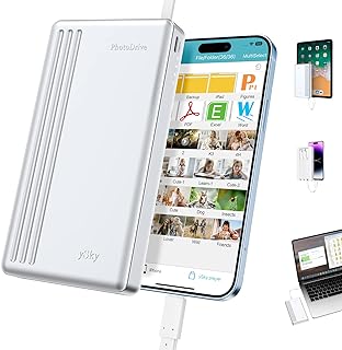 2TB External Hard Drive for iPhone, iPad, MacBook, Windows, USB-C