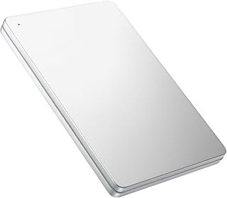 I-O Data HDPX-UTS2S External Hard Drive, 2 TB, Portable, Aluminum