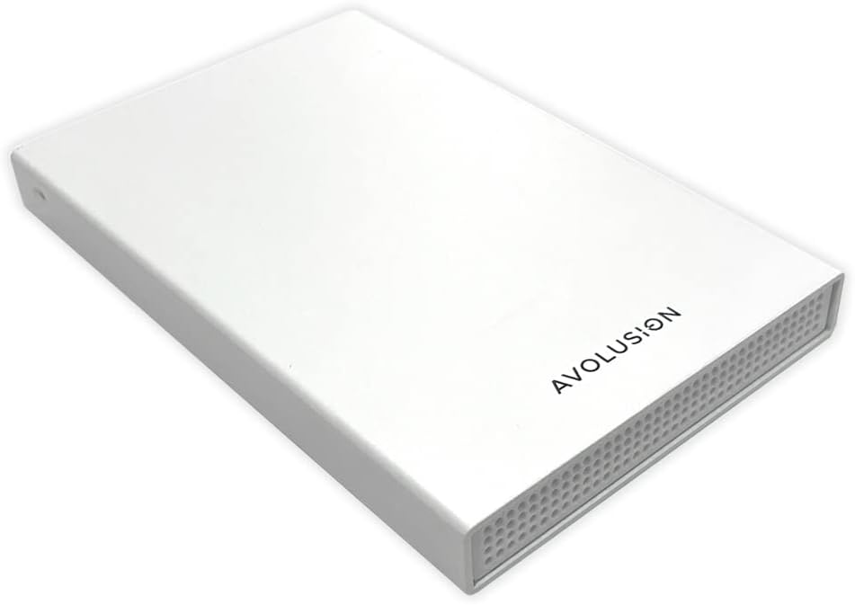 Avolusion HD250U3-WH 1TB USB 3.0 Portable External Gaming Hard Drive — External Hard Drive