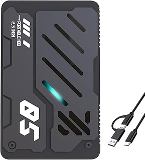 Ultra Slim Portable External Hard Drive USB 3.1 Type C 1TB