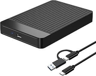 1TB Ultra Slim Portable External Hard Drive USB 3.1 Type-C