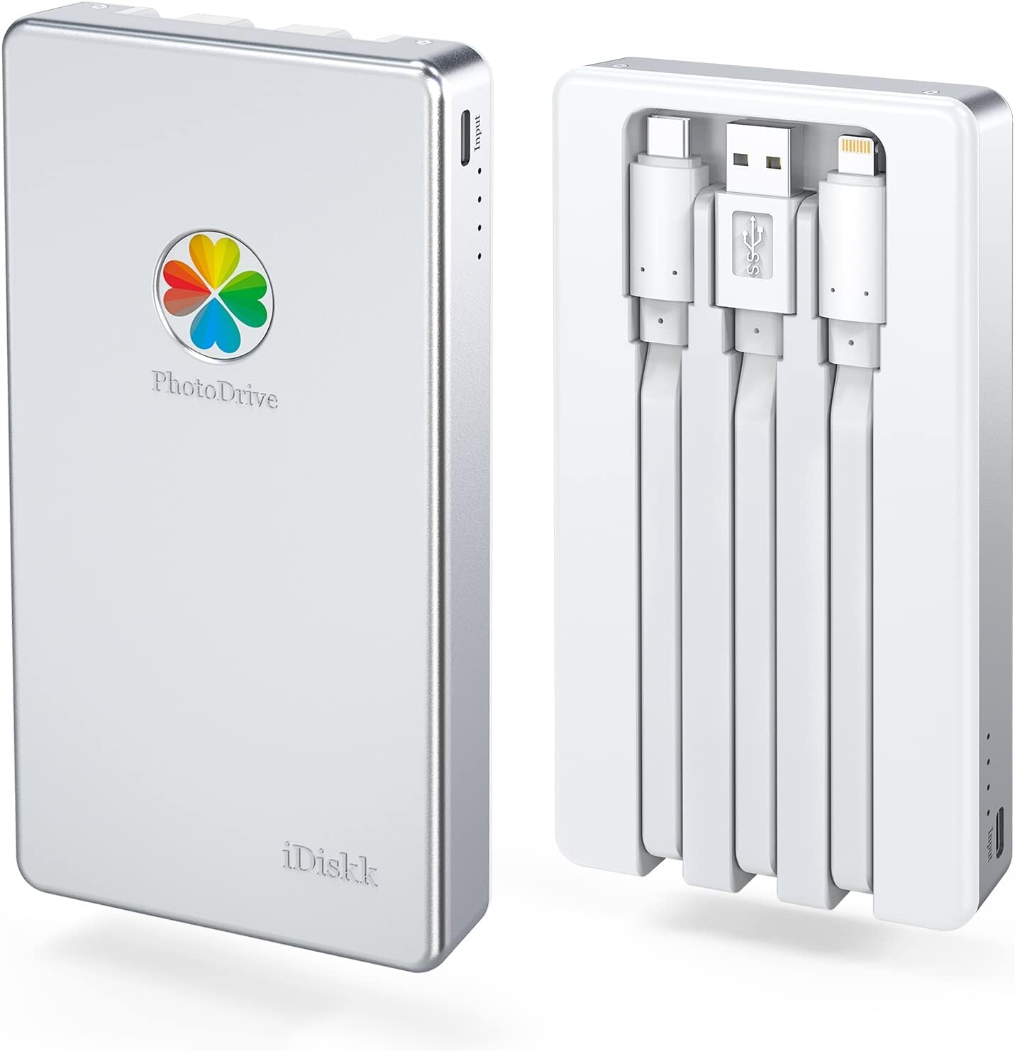 Disque dur externe iDiskk de 4 To pour iPhone, iPad, Android, Mac, PC — Disque dur externe